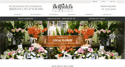 Desktop Screenshot of bellfieldsflorist.com.au